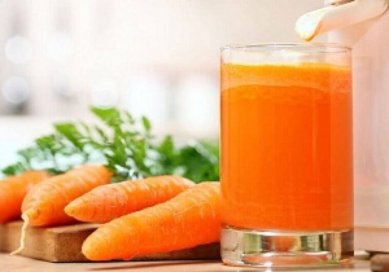 Le jus de carotte dans la lutte contre les vers convient aussi bien aux adultes qu'aux enfants
